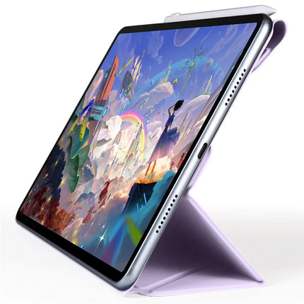 For Huawei MatePad 11.5 S Case PC + PU Leather Origami Stand Magnetic Tablet Cover
