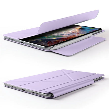 For Huawei MatePad 11.5 S Case PC + PU Leather Origami Stand Magnetic Tablet Cover