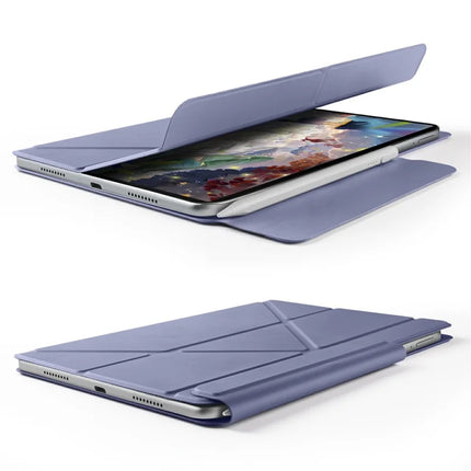 For Huawei MatePad 11.5 S Case PC + PU Leather Origami Stand Magnetic Tablet Cover