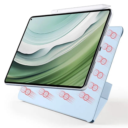 For Huawei MatePad Pro 11 (2024)  /  (2022) Case PC + PU Leather Origami Stand Magnetic Tablet Cover