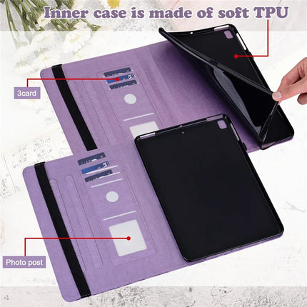For Honor Pad X8a Case PU Leather Stand Tree Deer Pattern Tablet Cover