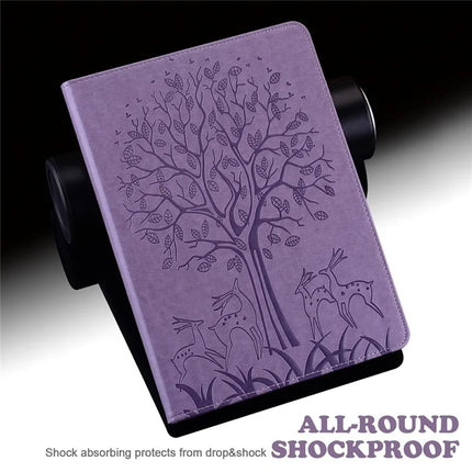 For Honor Pad X8a Case PU Leather Stand Tree Deer Pattern Tablet Cover