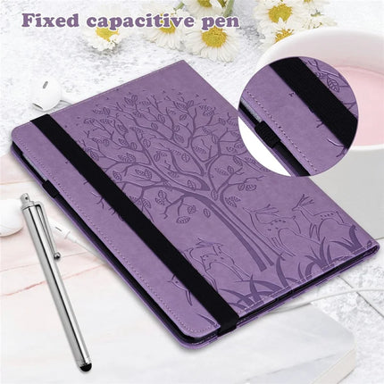 For Honor Pad X8a Case PU Leather Stand Tree Deer Pattern Tablet Cover
