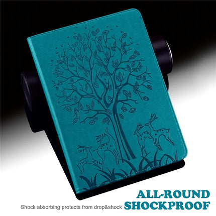 For Honor Pad X8a Case PU Leather Stand Tree Deer Pattern Tablet Cover