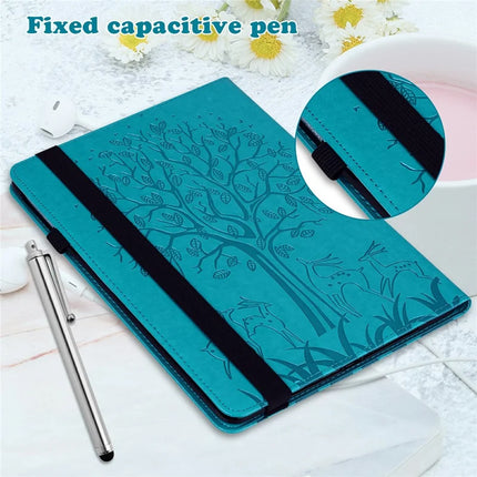 For Honor Pad X8a Case PU Leather Stand Tree Deer Pattern Tablet Cover