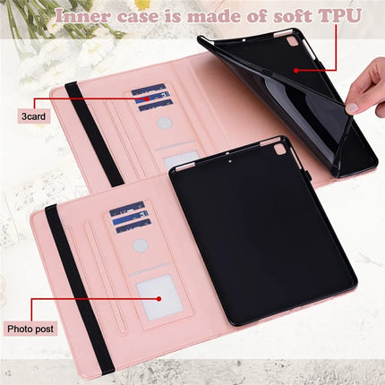 For Honor Pad X8a Case PU Leather Stand Tree Deer Pattern Tablet Cover