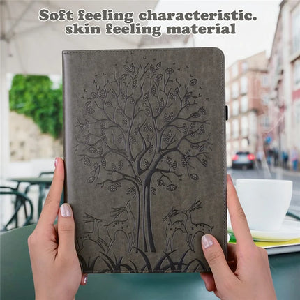 For Honor Pad X8a Case PU Leather Stand Tree Deer Pattern Tablet Cover