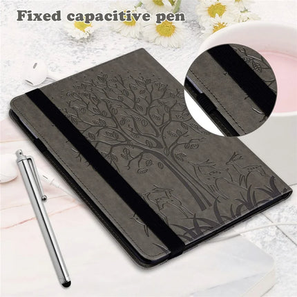 For Honor Pad X8a Case PU Leather Stand Tree Deer Pattern Tablet Cover