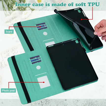 For Honor Pad X8a Case PU Leather Stand Tree Deer Pattern Tablet Cover