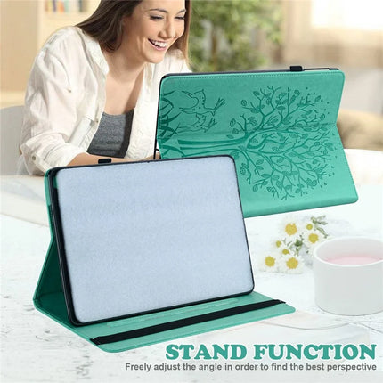 For Honor Pad X8a Case PU Leather Stand Tree Deer Pattern Tablet Cover