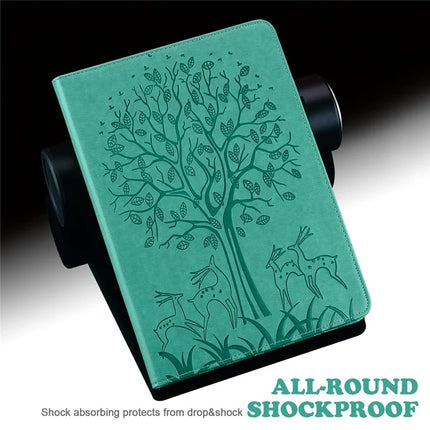 For Honor Pad X8a Case PU Leather Stand Tree Deer Pattern Tablet Cover