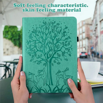 For Honor Pad X8a Case PU Leather Stand Tree Deer Pattern Tablet Cover