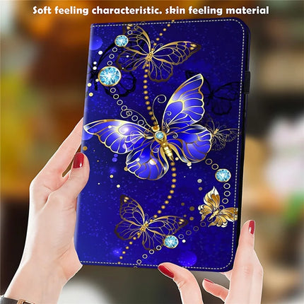 For Honor Pad X8a Case Pattern Printed Leather Tablet Cover with Card Slot