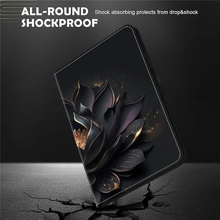 For Honor Pad X8a Case Pattern Printed Leather Tablet Cover with Card Slot
