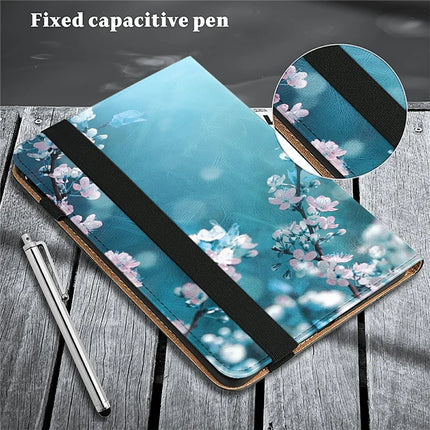 For Honor Pad X8a Case Pattern Printed Leather Tablet Cover with Card Slot