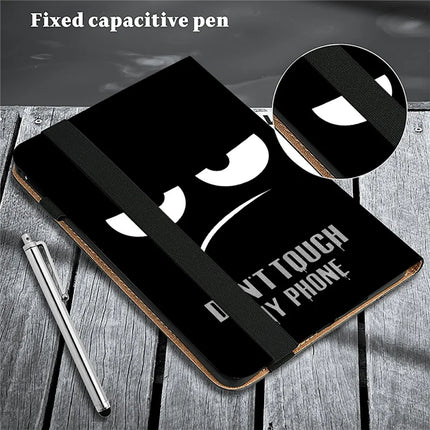 For Honor Pad X8a Case Pattern Printed Leather Tablet Cover with Card Slot