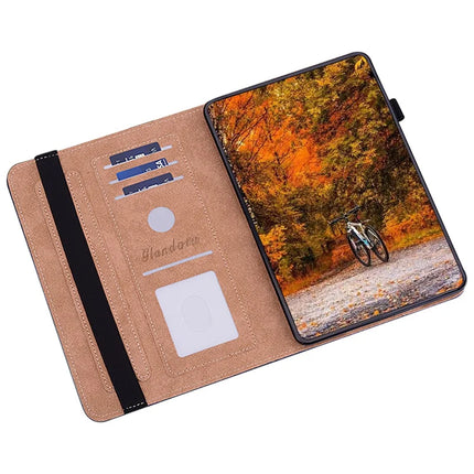For Lenovo Tab Plus Case Flip Stand Leather Tablet Cover Pattern Printed