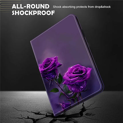 For Lenovo Tab Plus Case Flip Stand Leather Tablet Cover Pattern Printed
