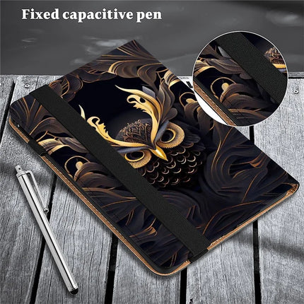 For Lenovo Tab Plus Case Flip Stand Leather Tablet Cover Pattern Printed