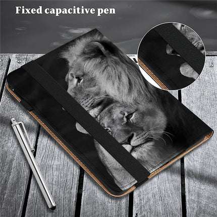 For Lenovo Tab Plus Case Flip Stand Leather Tablet Cover Pattern Printed