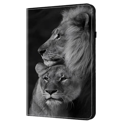 For Lenovo Tab Plus Case Flip Stand Leather Tablet Cover Pattern Printed