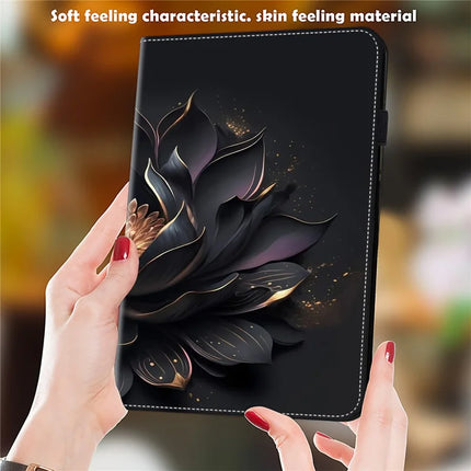For Lenovo Tab Plus Case Pattern Printed Leather Tablet Cover with Card Slot
