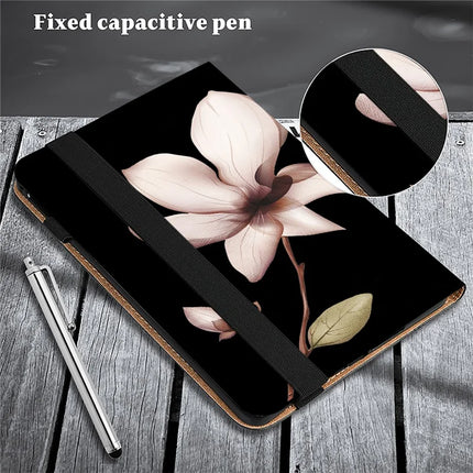 For Lenovo Tab Plus Case Pattern Printed Leather Tablet Cover with Card Slot