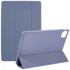 For Honor Pad GT Pro Case PU Leather+Silicone Tri-Fold Stand Tablet Cover - Purple