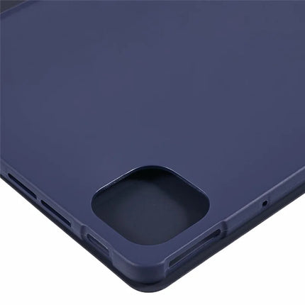 For Honor Pad GT Pro Case PU Leather+Silicone Tri-Fold Stand Tablet Cover