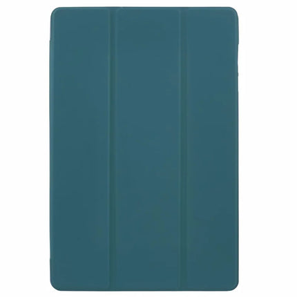 For Honor Pad X8a Case PU Leather+Silicone Tri-Fold Stand Tablet Cover