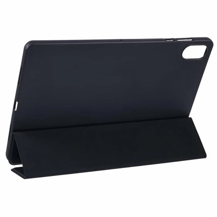 For Honor Pad X8a Case PU Leather+Silicone Tri-Fold Stand Tablet Cover