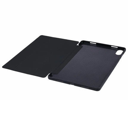 For Honor Pad X8a Case PU Leather+Silicone Tri-Fold Stand Tablet Cover