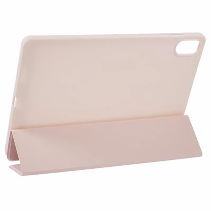 For Honor Pad X8a Case PU Leather+Silicone Tri-Fold Stand Tablet Cover