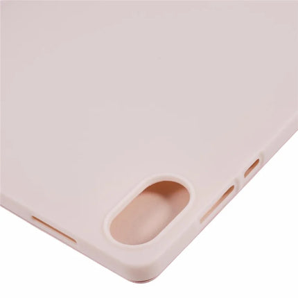 For Honor Pad X8a Case PU Leather+Silicone Tri-Fold Stand Tablet Cover
