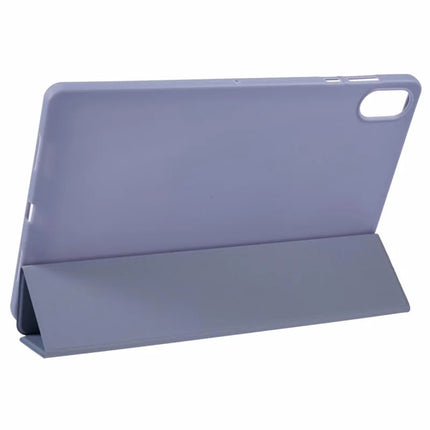 For Honor Pad X8a Case PU Leather+Silicone Tri-Fold Stand Tablet Cover