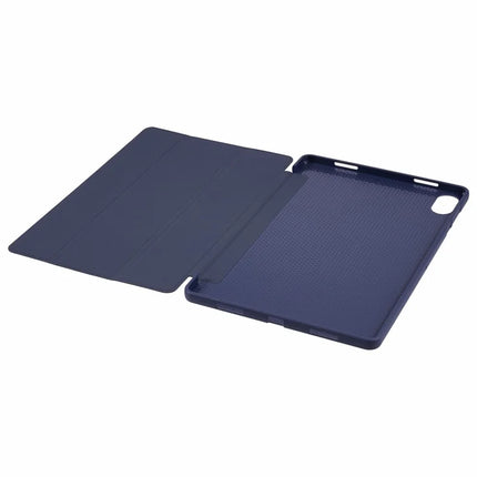 For Honor Pad X8a Case PU Leather+Silicone Tri-Fold Stand Tablet Cover