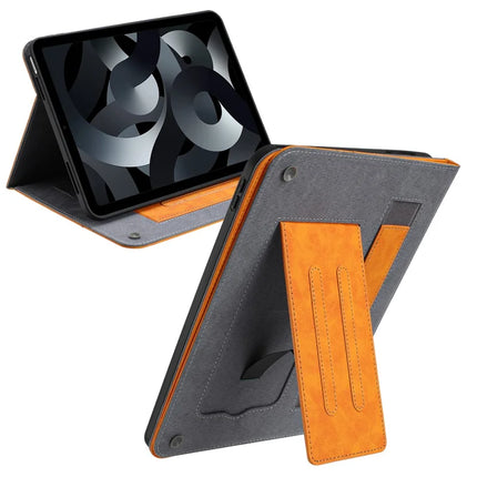 For iPad 10.9 (2022) Wallet Case Auto Wake / Sleep Leather Flip Tablet Cover Cowhide Texture