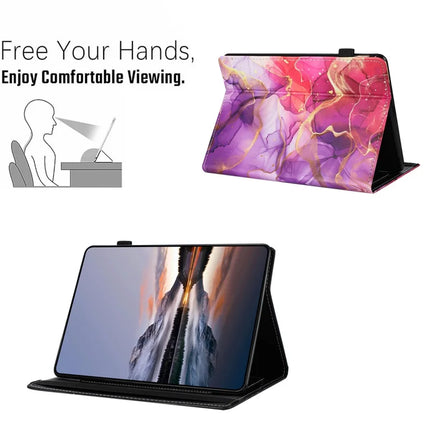 For Amazon Kindle Paperwhite (2021) Case Pattern Leather Tablet Cover with Auto Sleep / Wake, Card Holder
