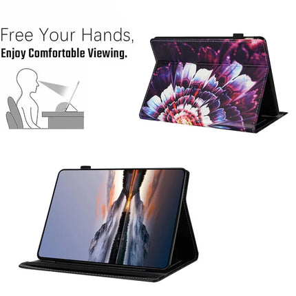 For Amazon Kindle Paperwhite (2021) Case Pattern Leather Tablet Cover with Auto Sleep / Wake, Card Holder