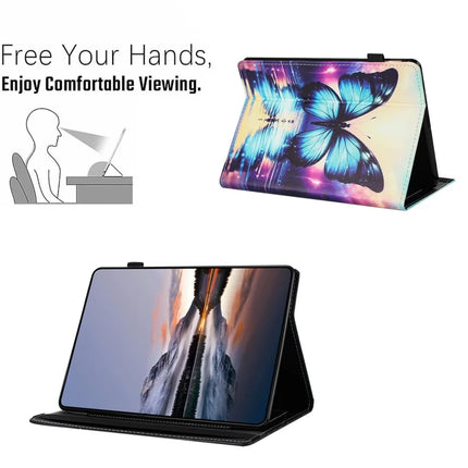 Tablet Case For Amazon Kindle Paperwhite 4 (2018) / 3 (2015) / 2 (2015) / 1 (2015) Pattern Leather Cover with Card Holder