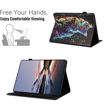 Tablet Case For Amazon Kindle Paperwhite 4 (2018) / 3 (2015) / 2 (2015) / 1 (2015) Pattern Leather Cover with Card Holder