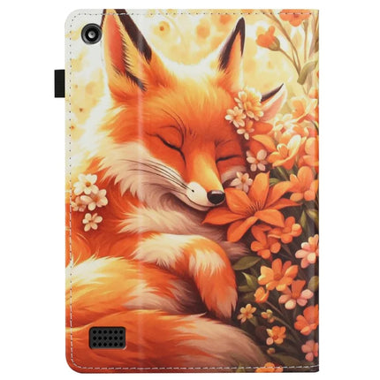 Tablet Case For Amazon Fire 7 (2019) / (2017) / 2015 Pattern Leather Cover Auto Sleep / Wake, Card Holder