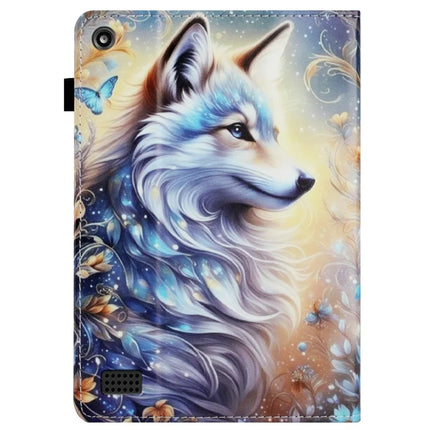 Tablet Case For Amazon Fire 7 (2019) / (2017) / 2015 Pattern Leather Cover Auto Sleep / Wake, Card Holder
