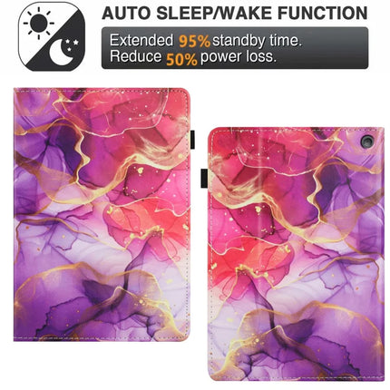 For Amazon Fire 7 (2022) Case Pattern Leather Tablet Cover with Auto Sleep / Wake, Card Holder