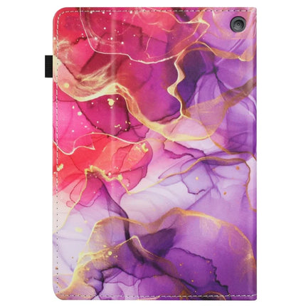 For Amazon Fire 7 (2022) Case Pattern Leather Tablet Cover with Auto Sleep / Wake, Card Holder