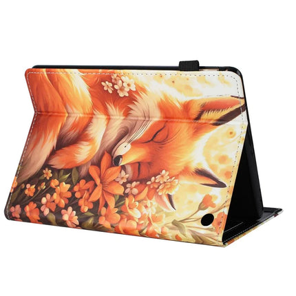 For Amazon Fire 7 (2022) Case Pattern Leather Tablet Cover with Auto Sleep / Wake, Card Holder