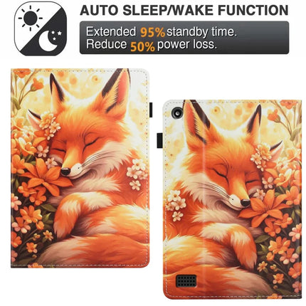 Tablet Case For Amazon Fire HD 8 (2018) / (2017) / (2016) Pattern Leather Cover with Auto Sleep / Wake, Card Holder
