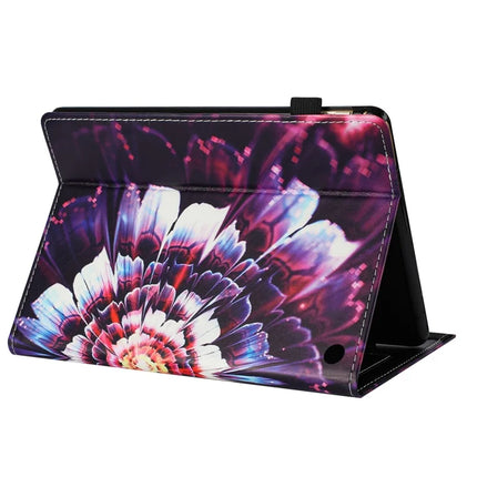 Tablet Case For Amazon Fire HD 10 (2021) / HD 10 Plus (2021) Pattern Leather Cover with Auto Sleep / Wake, Card Holder