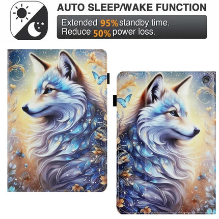 Tablet Case For Amazon Fire HD 10 (2021) / HD 10 Plus (2021) Pattern Leather Cover with Auto Sleep / Wake, Card Holder