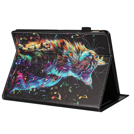 For Amazon Kindle Youth Edition 2022 Case Pattern Leather Tablet Cover with Auto Sleep / Wake, Card Holder
